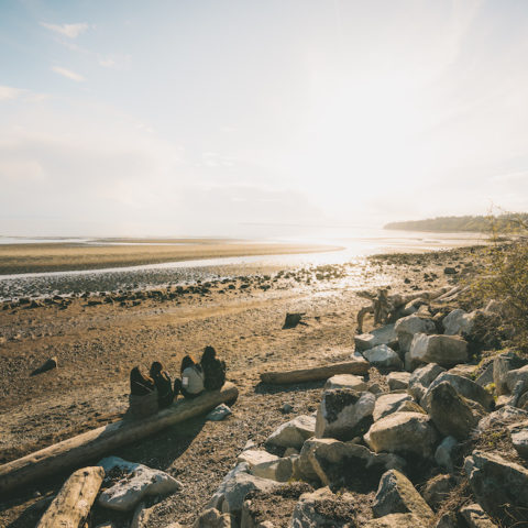 White Rock beach