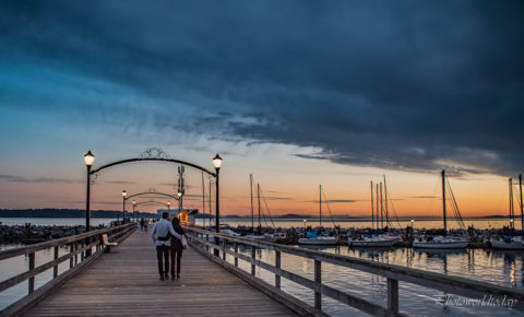 White Rock Pier at Sunset