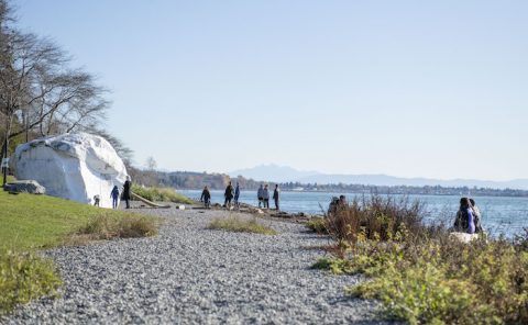 White Rock beach